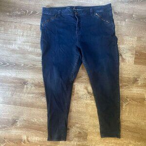 Lane Bryant size 24W Ankle Zipper skinny Jeans